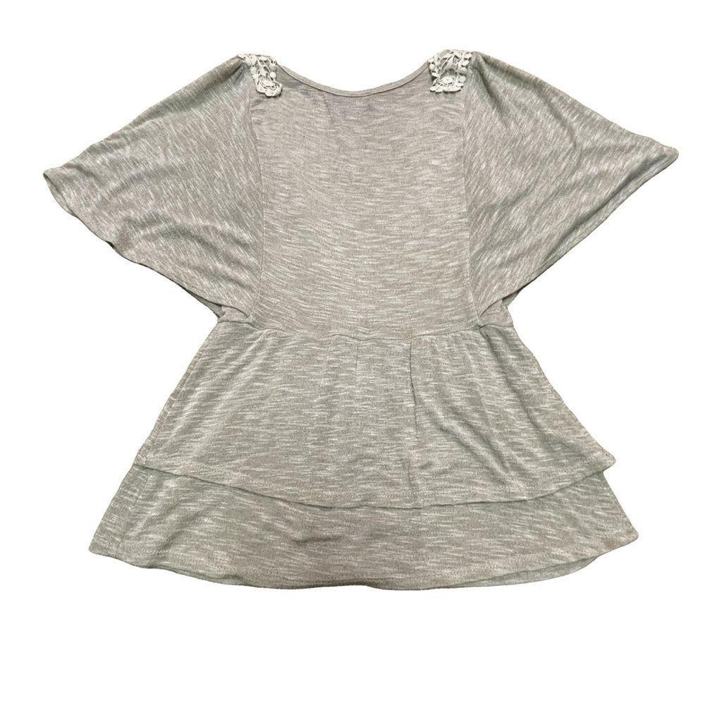 Moa Moa Ivory/Beige Crocheted Lace Top Lightweight Women’s Size Medium - Picture 4 of 11